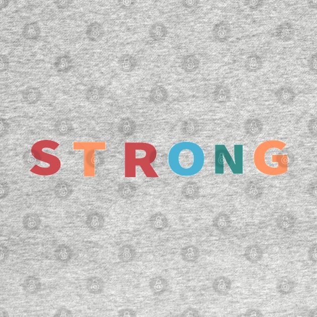 Strong Cool Inspirational Christian by Happy - Design